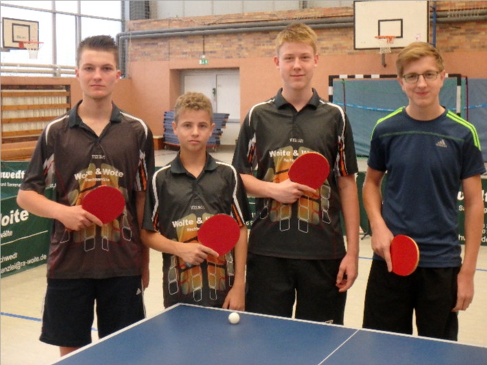 Jungenmannschaft des JSV Schwedt 2015/16